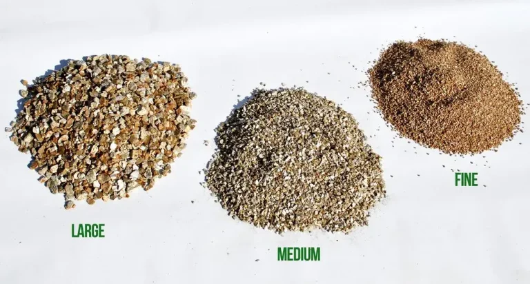 Different types of vermiculite based on size